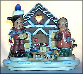 Gingerbread Lane Collector Set, M. I. Hummel Figurine MAIN