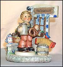 Pretzel Boy Collector Set, M. I. Hummel Figurine MAIN