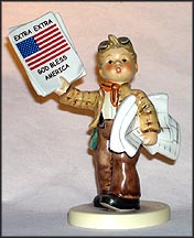 Extra! Extra!- We Stand Proud, M. I. Hummel Figurine MAIN
