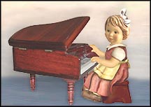 First Piano Lesson, M. I. Hummel Figurine MAIN
