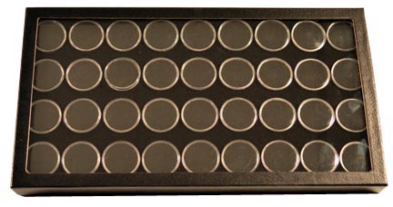 Chipboard Display Case, Gem 36 1 3/8'' Jars MAIN