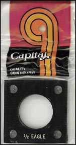 Capital Plastics #144 1/2 Gold Eagle, Black MAIN