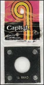 Capital Plastics #144 1/4 Krugerrand, Black MAIN