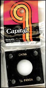 Capital Plastics #144 1/4 Panda, Black MAIN
