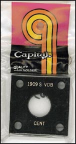 Capital Plastics #144 1909 S VDB Cent, Black MAIN