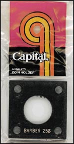 Capital Plastics #144 Barber Quarter, Black MAIN
