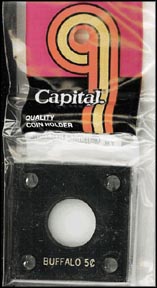 Capital Plastics #144 Buffalo Nickel, Black MAIN