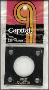 Capital Plastics #144 Bust Quarter, Black MAIN