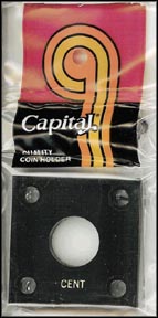 Capital Plastics #144 Cent, Black MAIN