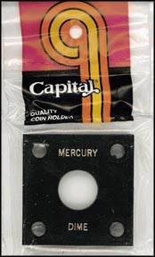 Capital Plastics #144 Mercury Dime, Black MAIN