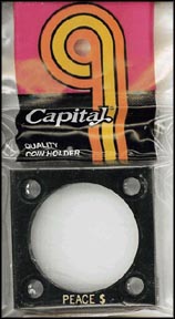 Capital Plastics #144 Peace Dollar, Black MAIN