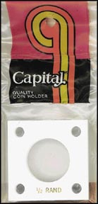 Capital Plastics #144 1/2 Krugerrand, White MAIN