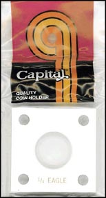 Capital Plastics #144 1/4 Gold Eagle, White MAIN