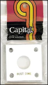 Capital Plastics #144 Bust Dime, White MAIN