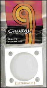 Capital Plastics #144 Eisenhower Dollar, White MAIN