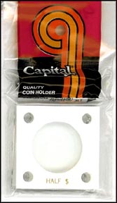 Capital Plastics #144 Half Dollar, White MAIN