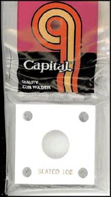 Capital Plastics #144 Seated Dime, White MAIN