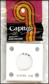 Capital Plastics #144 Seated Quarter, White MAIN