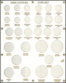Capital Plastics #460B, 20 Century Type Set, White MAIN