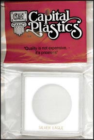 Capital Plastics Krown Case for a Silver Eagle, White MAIN