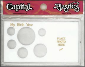 Capital Plastics #MA32SEBY, My Birth Year, Cent thru Silver Eagle, White MAIN