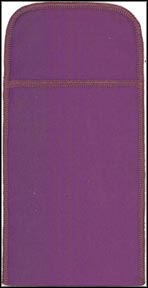 Capital Plastics #CP07 3 1/2'' x 6'' Flannel Cloth Pouch MAIN