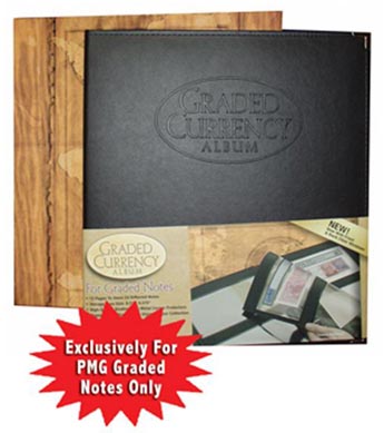 Whitman Deluxe Currency Album, PMG Graded Notes MAIN