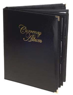 Whitman Premium Currency Album, Large Notes, Clear View Pages MAIN