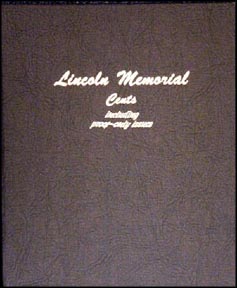 Dansco Coin Album - Lincoln Memorials 1959-Date with proof issues MAIN