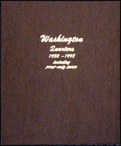 Dansco Coin Album - Washington Quarters 1932-1998 with proof issues MAIN