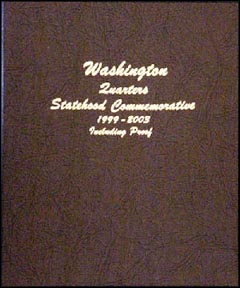 Dansco Coin Album - Washington Quarters 1999-2003 with proof issues MAIN