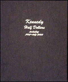 Dansco Coin Album - Kennedy Half Dollars 1964-2011 with proof issues MAIN