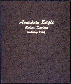 Dansco Coin Album - Silver Eagles 1986-2006 with proof issues MAIN