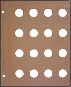 Make Your Own Dansco Album - Blank Page 22mm MAIN