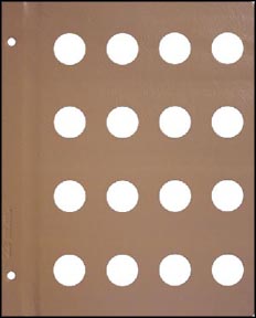 Make Your Own Dansco Album - Blank Page 23mm MAIN