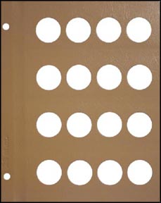 Make Your Own Dansco Album - Blank Page 28mm MAIN