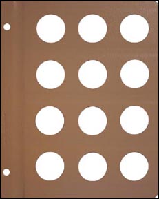Make Your Own Dansco Album - Blank Page 33mm MAIN