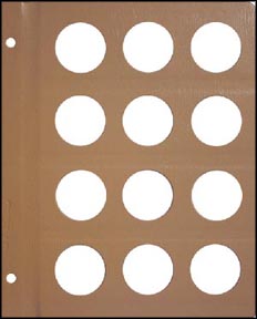 Make Your Own Dansco Album - Blank Page 37mm MAIN