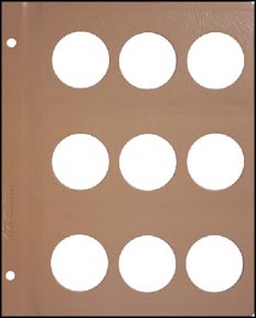 Make Your Own Dansco Album - Blank Page 42mm MAIN