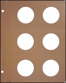 Make Your Own Dansco Album - Blank Page 48mm MAIN