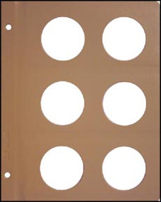 Make Your Own Dansco Album - Blank Page 50mm MAIN