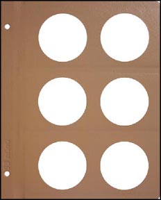 Make Your Own Dansco Album - Blank Page 55mm MAIN