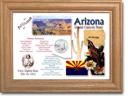 Edgar Marcus & Co Coin Frame - Arizona MAIN