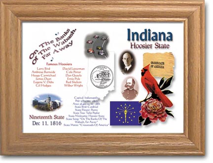 Edgar Marcus & Co Coin Frame - Indiana MAIN