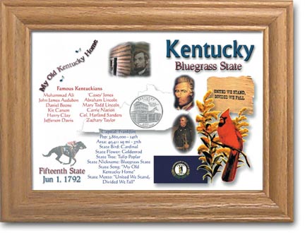 Edgar Marcus & Co Coin Frame - Kentucky MAIN