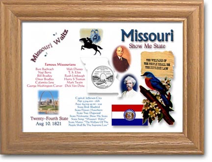 Edgar Marcus & Co Coin Frame - Missouri MAIN