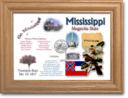Edgar Marcus & Co Coin Frame - Mississippi MAIN