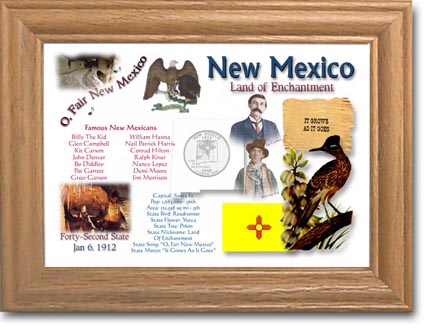 Edgar Marcus & Co Coin Frame - New Mexico MAIN