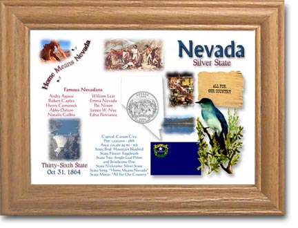 Edgar Marcus & Co Coin Frame - Nevada MAIN