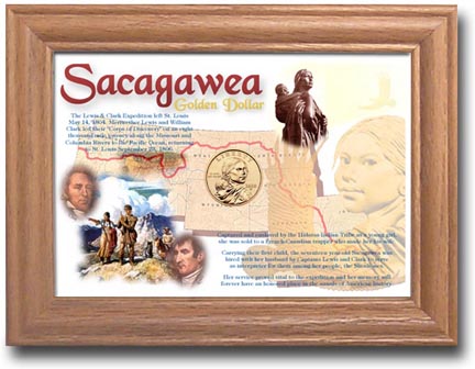Edgar Marcus & Co Coin Frame - Sacagawea 1 Coin MAIN